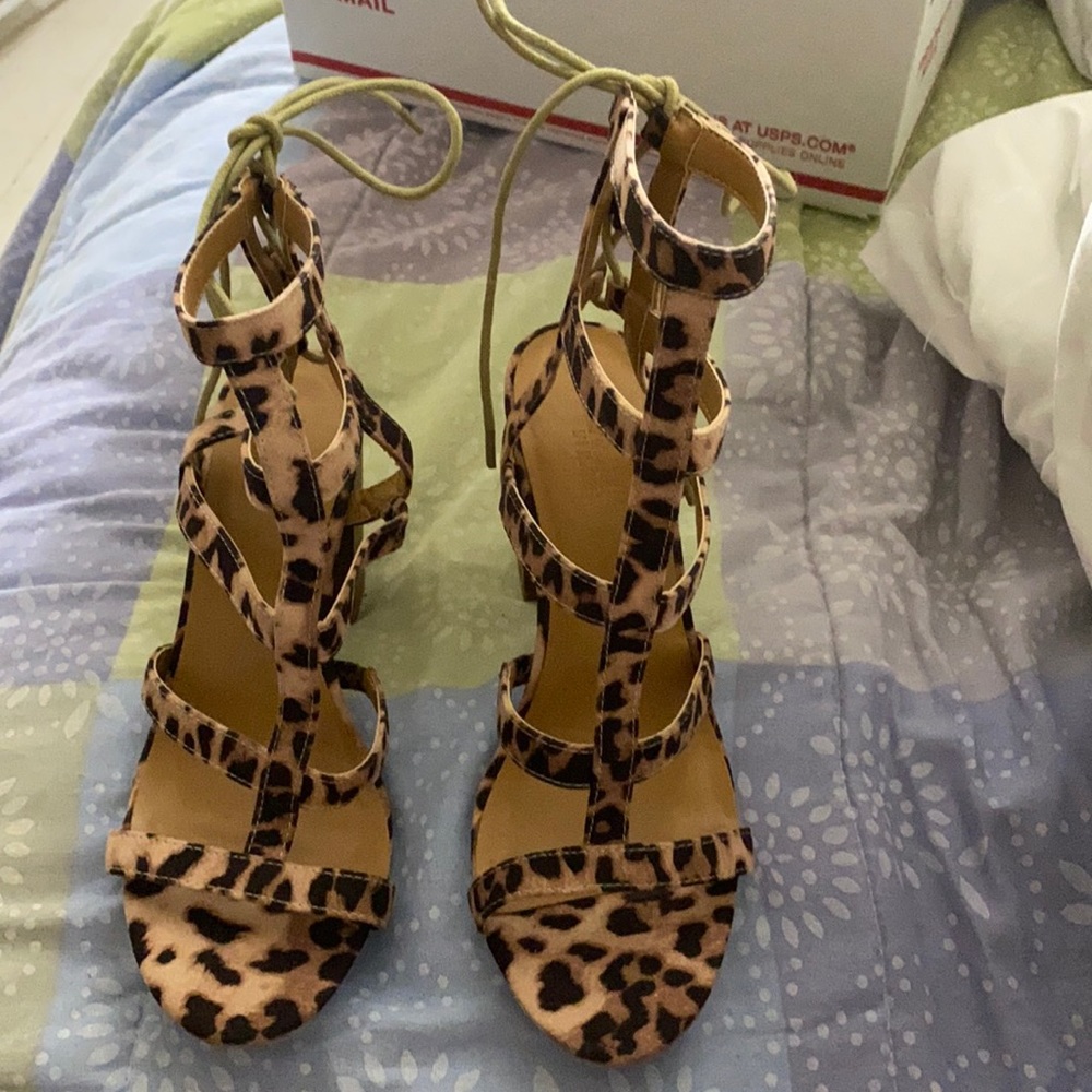 Charlotte Russe lace up sandals